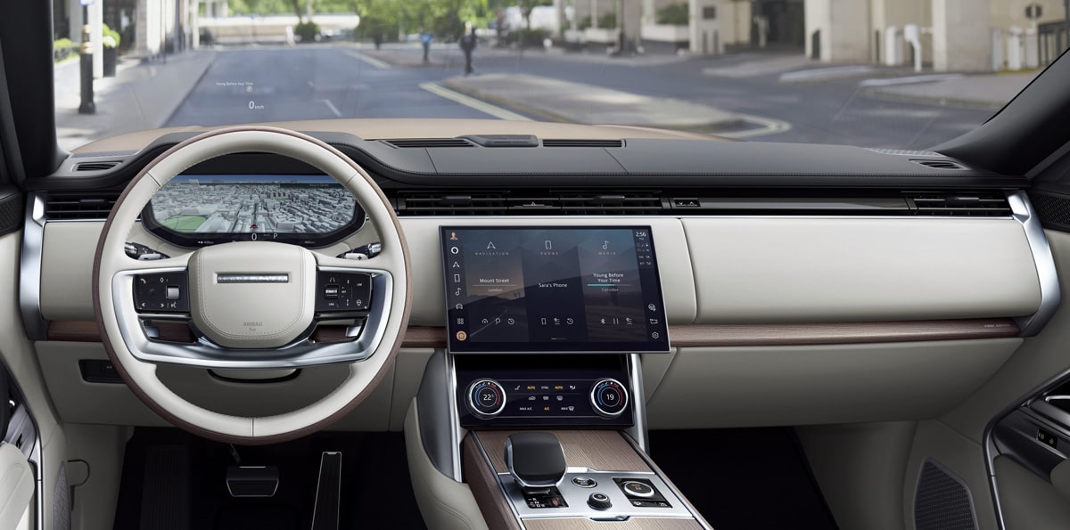 Салон Range Rover L460 — отделка и материалы
